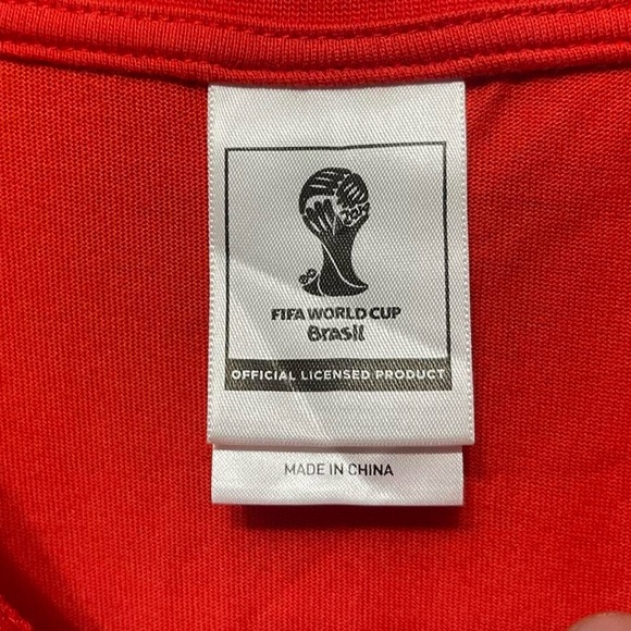 Adidas 2014 Spain World Cup soccer football España short sleeve sports T-shirt - Picture 4 of 6